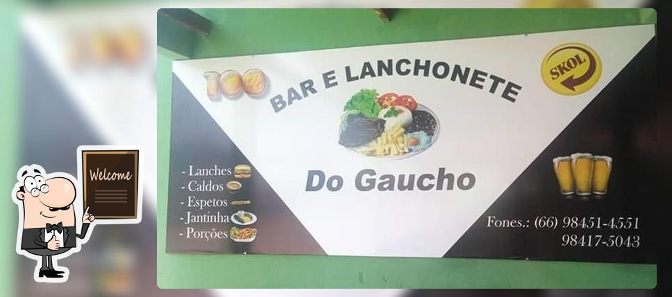 A publicidade mostra informações sobre o Bar e lanchonete