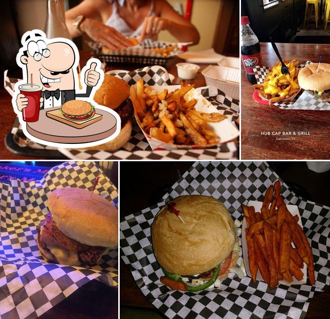 Try out a burger at Hubcap Grill - Galveston