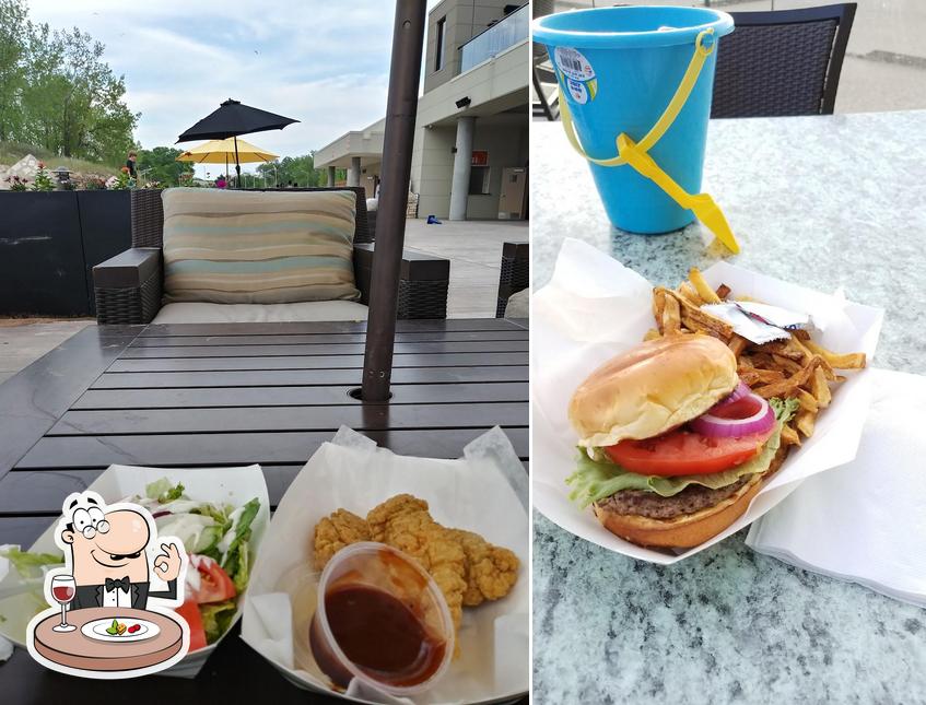 Food at Sunset Grille Rooftop Cantina & Beach Concession