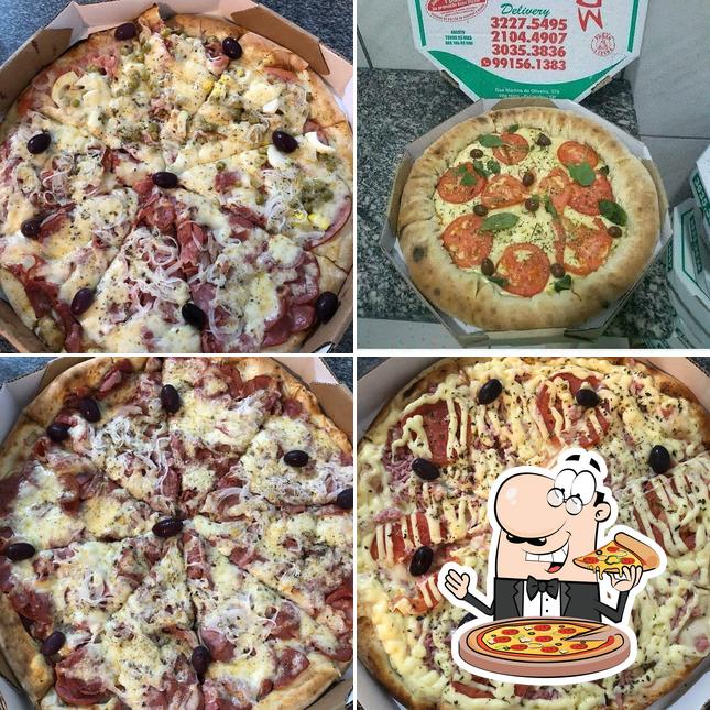 Escolha pizza no Disk Enzo Pizzas