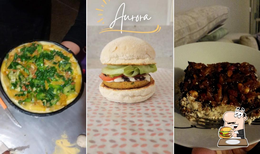 Hambúrguer em Espaço Vegano