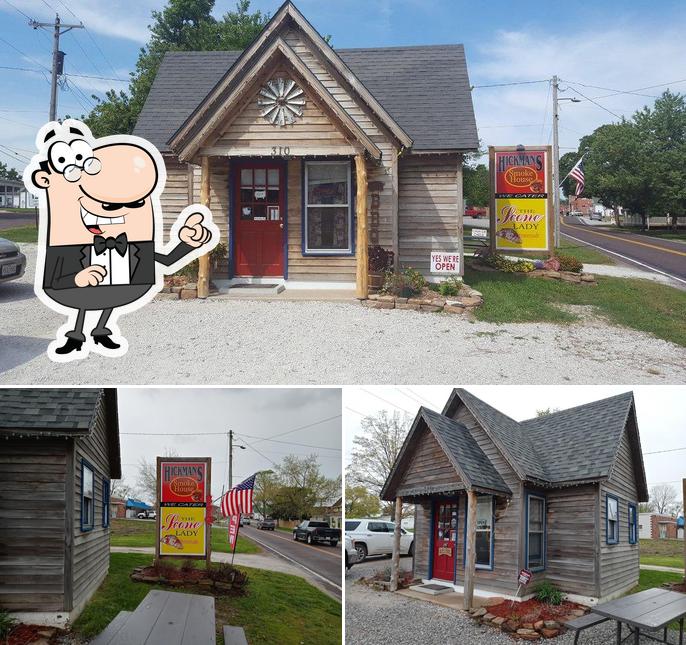 Hickman’s Smokehouse and the Scone Lady in Cole Camp Restaurant menu
