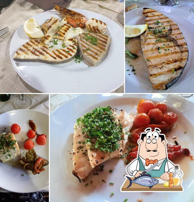 Salmone grigliato al La Cantina Del Barone