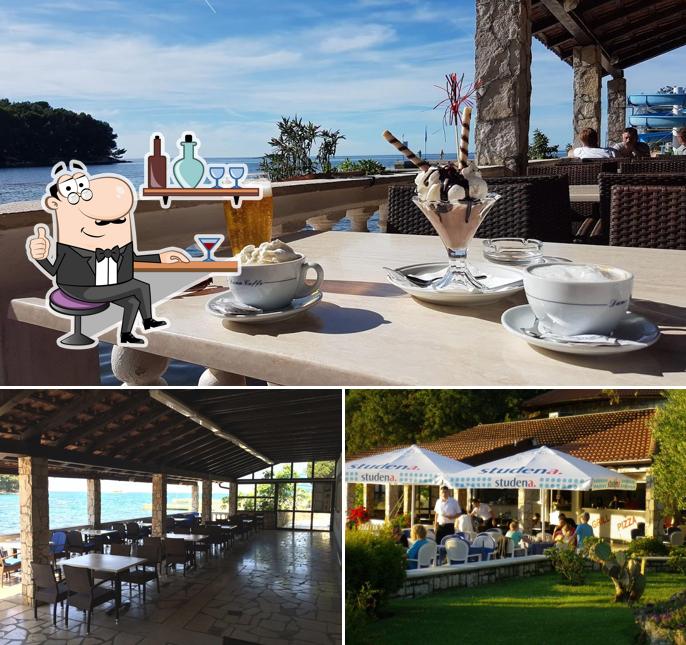 Gli interni di Restoran "Terasa laguna"