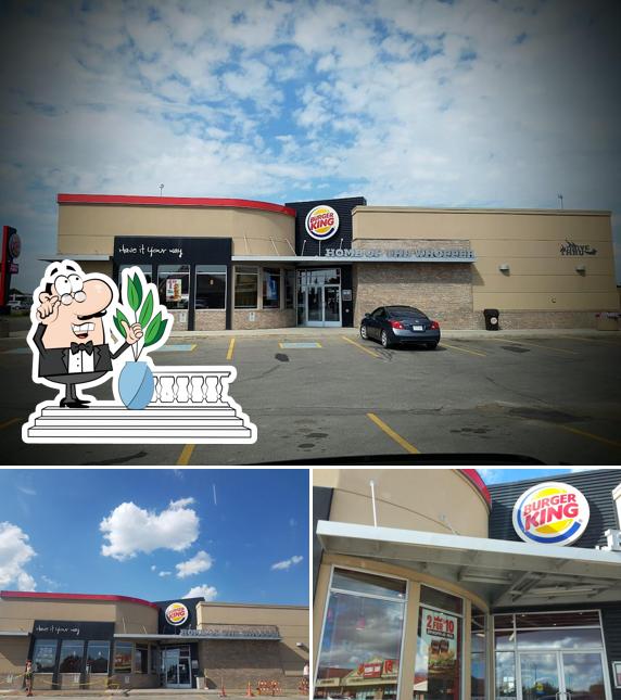 The exterior of Burger King