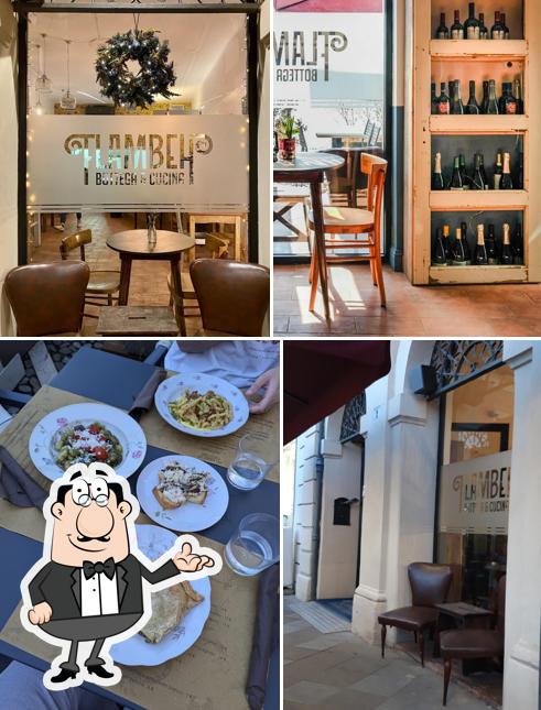 Gli interni di Flambeh Bottega e Cucina