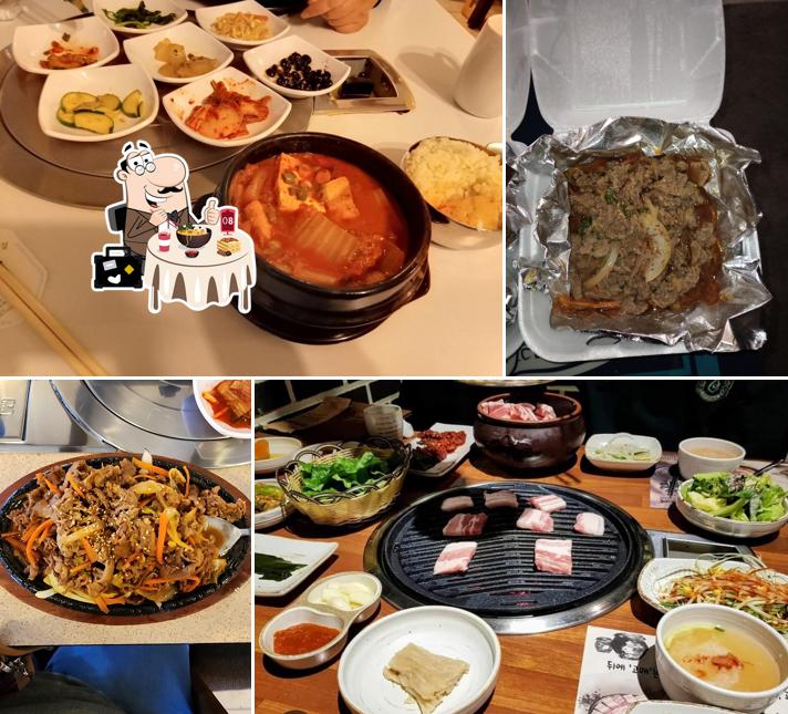 Platos en Korean Grill Asian Fusion
