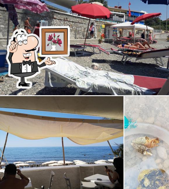 La foto di interni e frutti di mare da La Spiaggetta - di Marco, Andrea e Puce