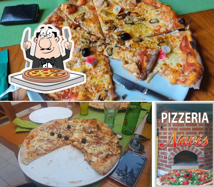 Essayez des pizzas à Pizzeria Navis