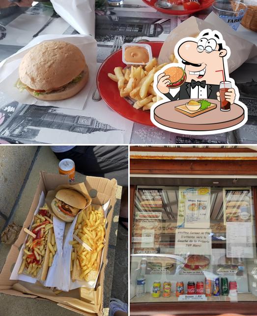 Prenez un hamburger à Chez Norbert