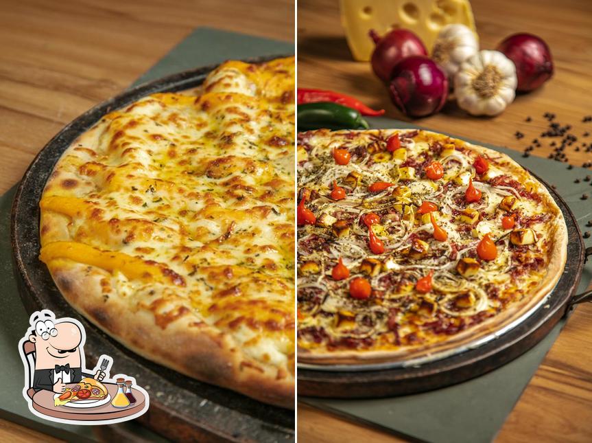 En Five Pizza, puedes pedir una pizza