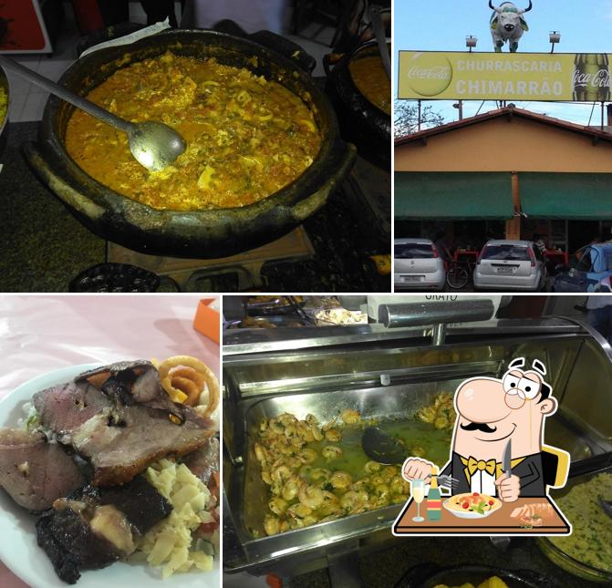 Comida em Churrascaria Chimarrão