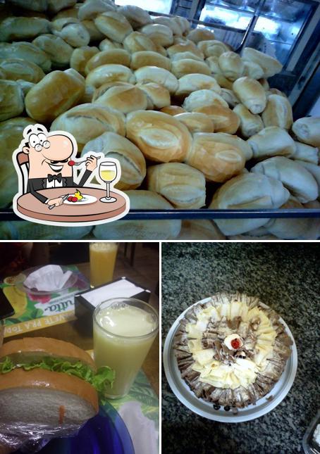 A ilustração da comida e bebida no Padaria E Confeitaria Ferpão