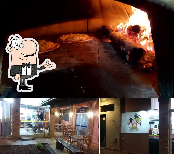 O interior do República da Pizza