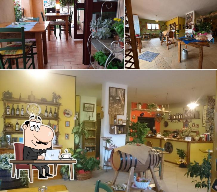 Gli interni di Trattoria La Scarpetta