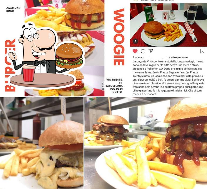 Ordina un hamburger a Burger Woogie - American Diner