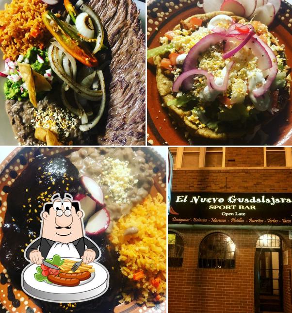 Meals at El nuevo Guadalajara