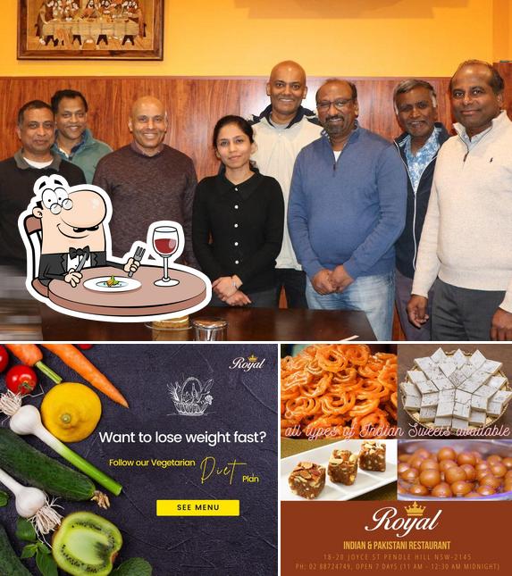 Take a look at the photo displaying food and interior at Royal Indian & Pakistani Restaurant