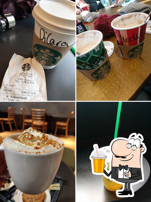 Essayez diverses boissons servies à Starbucks