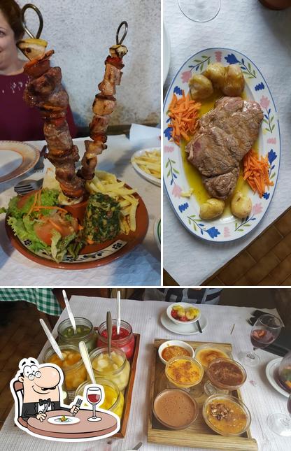 Еда в "Restaurante O Cantinho da Serra"