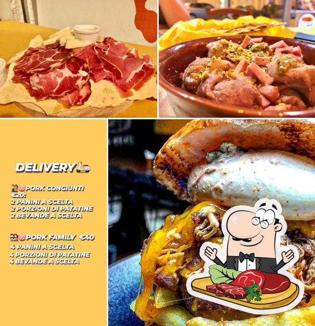 Prova i un pasto a base di carne a Be Pork