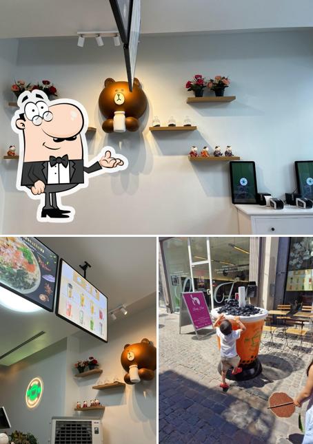 L'intérieur de Challée Bubble Tea