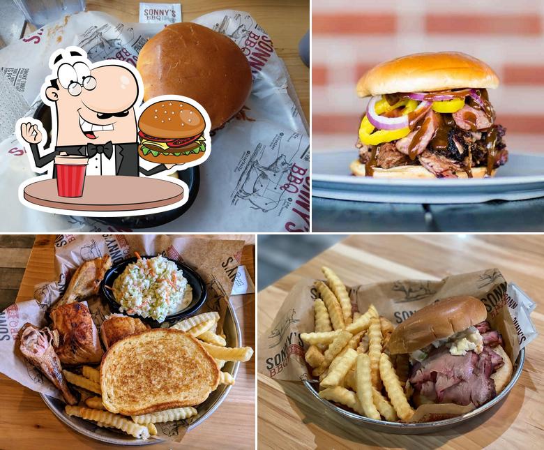 Treat yourself to a burger at Sonny's BBQ