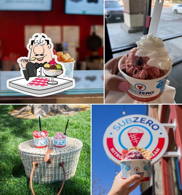 Sub Zero Nitrogen Ice Cream in Beaumont Restaurant menu and reviews