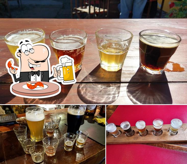"Cervecería Artesanal Chopen - La parrillita del Pueblo" предлагает широкий выбор сортов пива