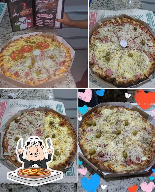 Consiga pizza no Pizzaria Forno Velho