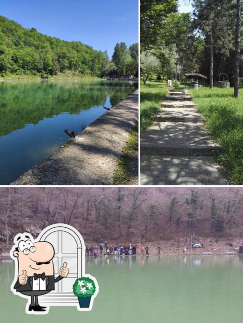 Gli esterni di Oasi Lago la Cassiana