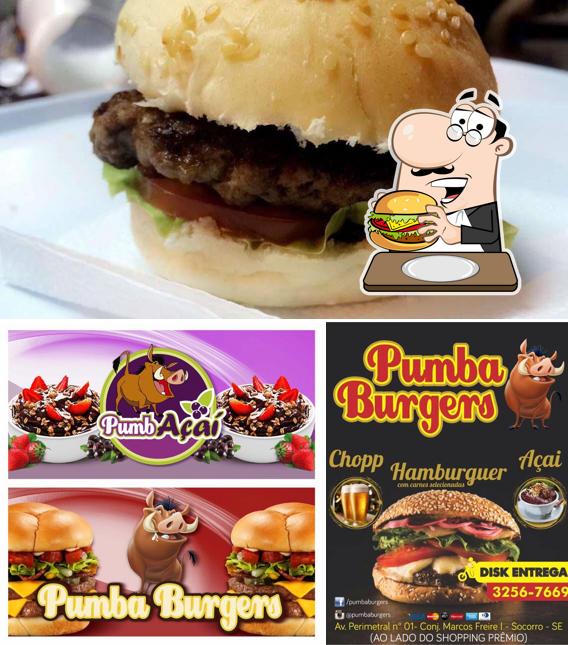 Hambúrguer em Pumba Burguer Lanches