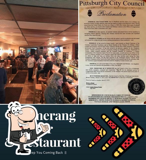 Boomerang Bar in Swissvale Restaurant menu and reviews