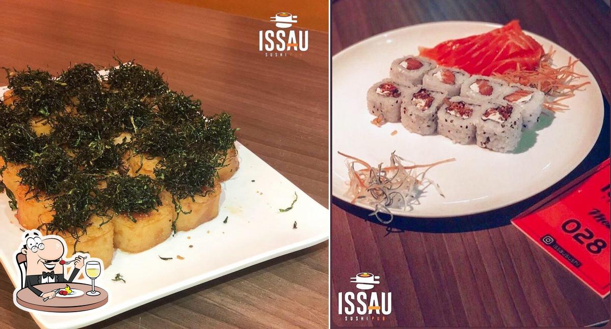 Platos en Issau Sushi Pub