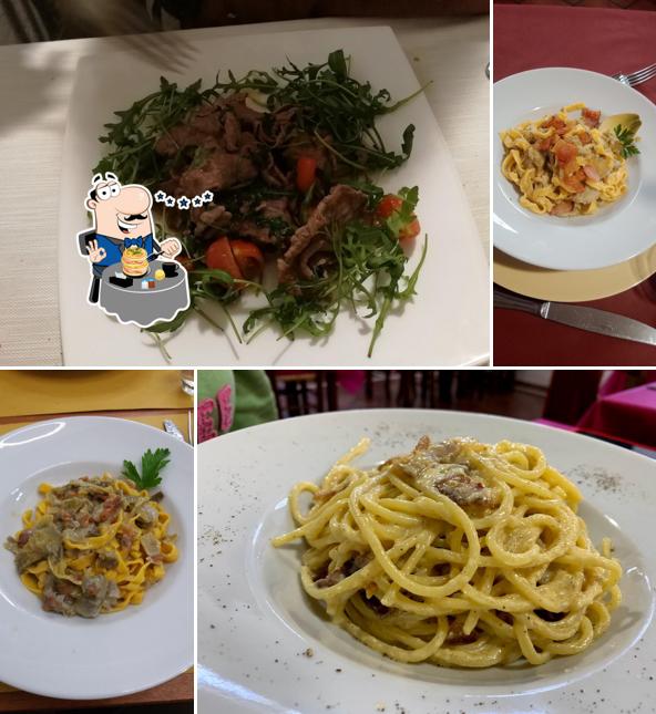 Tagliatelle al ristorante zampi