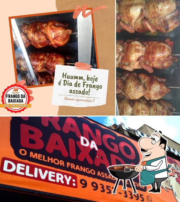 Refeições de carne são disponibilizados no Frango da Baixada
