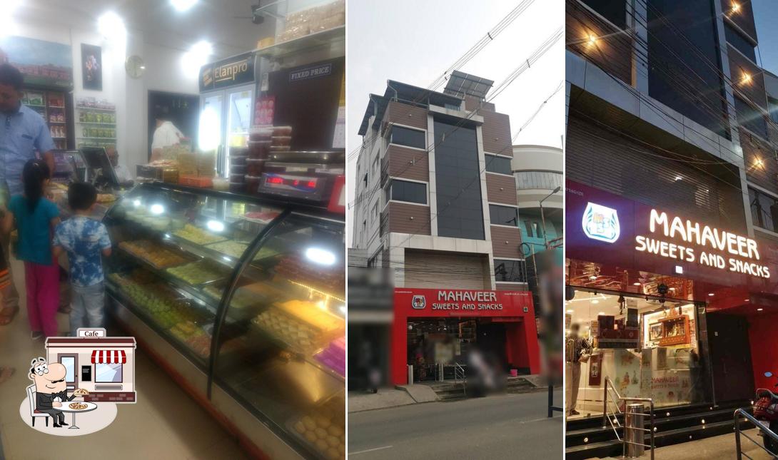 The exterior of Mahaveer Sweets & Snacks
