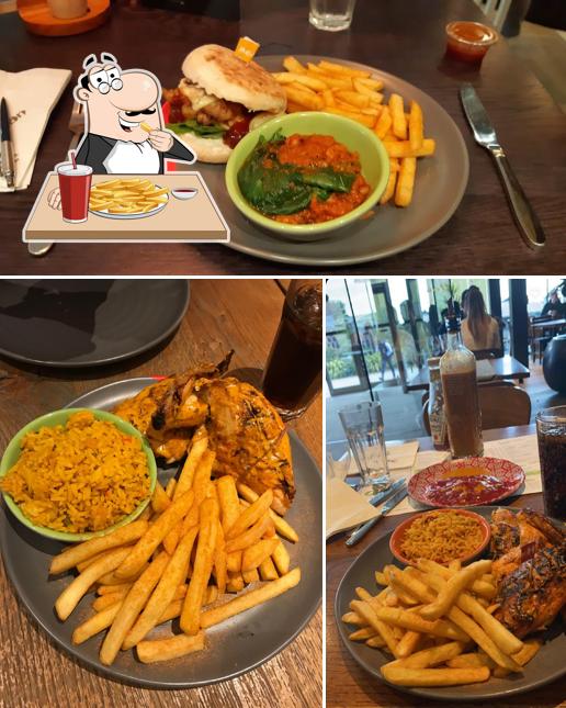 Try out chips at Nando's Birmingham - New Street