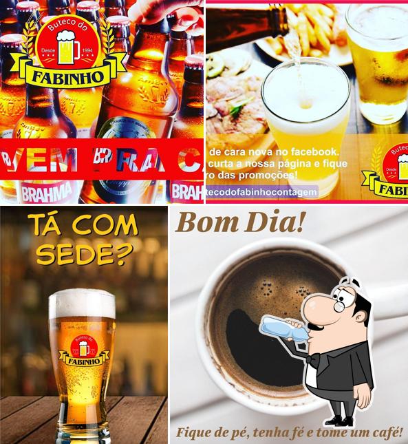 Peça uma bebida do menu