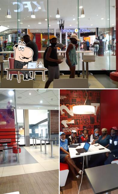 The photo of KFC Eyethu Mall’s interior and exterior