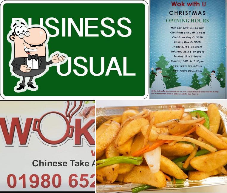 Here's a picture of Wok with U Chinese takeaway