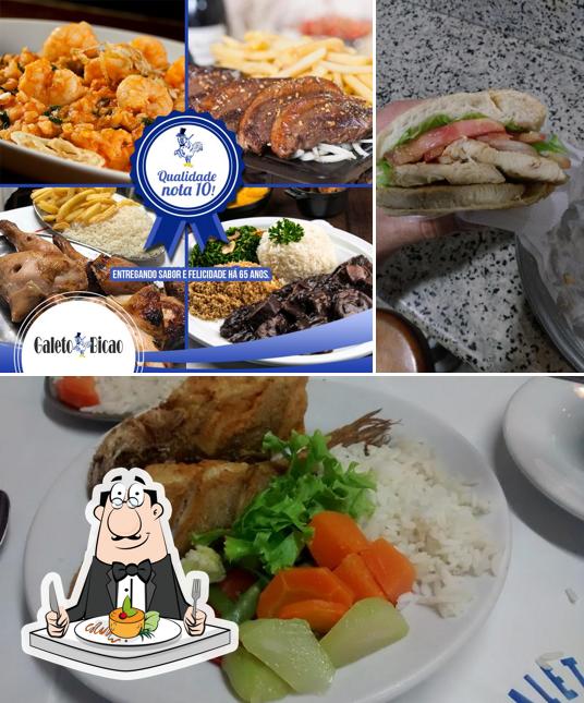 Platos en Galeto Bicão