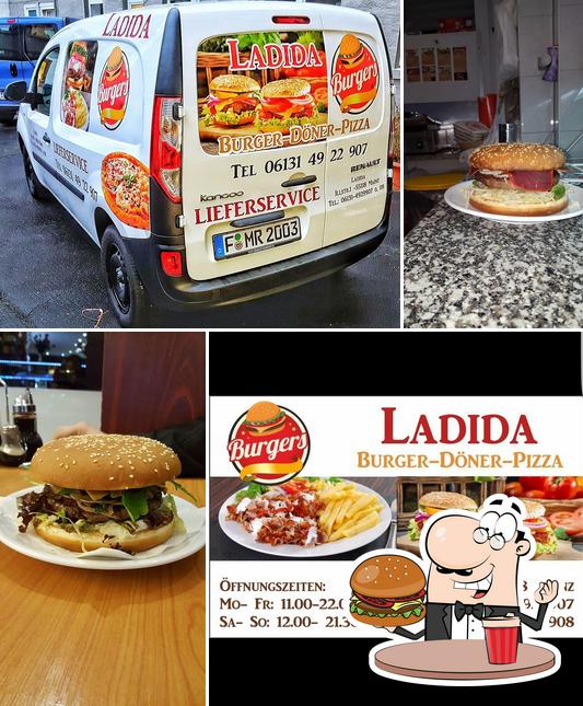 Отведайте гамбургеры в "Ladida Döner/Pizza Co"