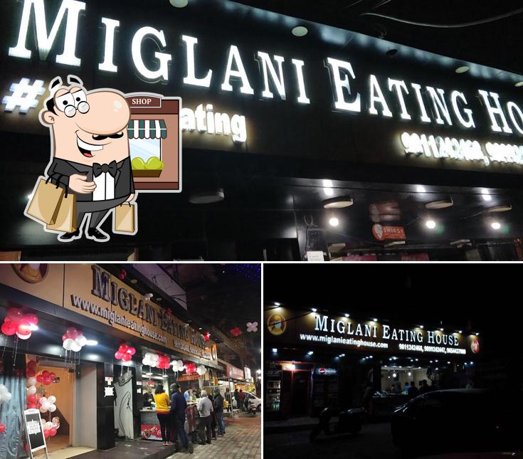 The exterior of Miglani Eating House