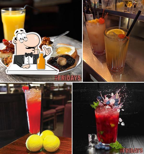 TGI Fridays - Wembley serves a selection of drinks