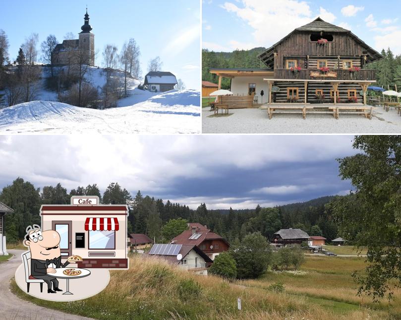 L'espace ouvert est une importante caractéristique de Gasthaus zum Alten Messner