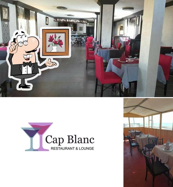 L’image de la intérieur et de l'alcool concernant Restaurant Cap blanc