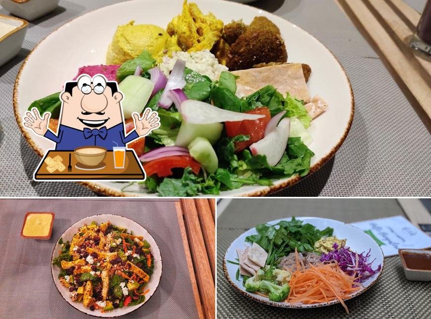 Food at Flax Cafe