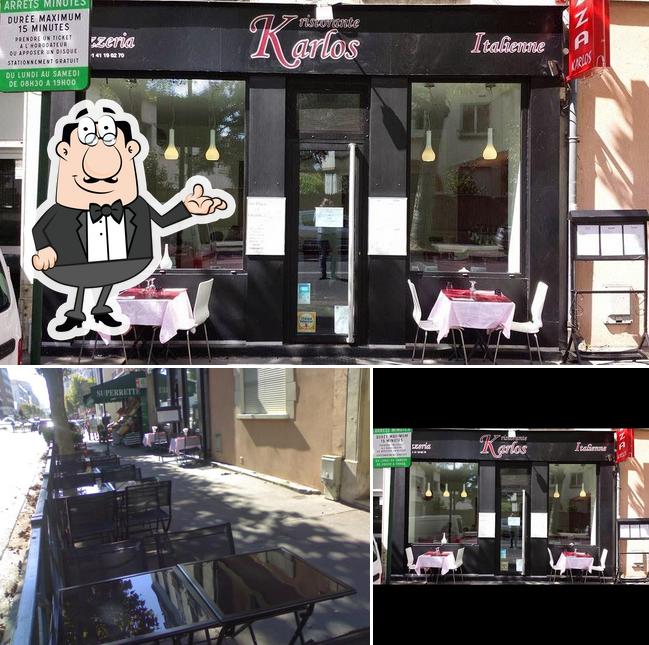 L'intérieur de ristorante karlos