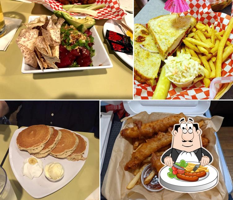 Stinger Rays Tropical Bar and Grill in Honolulu Restaurant menu and